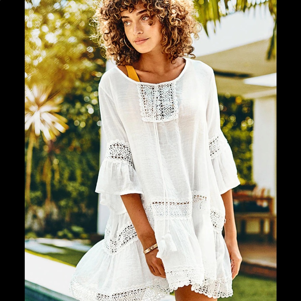 Beautiful Cupshe White Lace Coverup